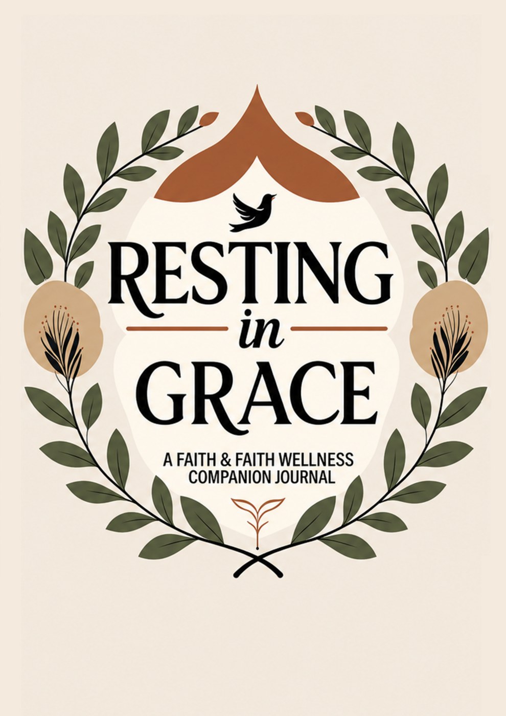 Resting in Grace A 45-Day Faith & Wellness Companion Journal cover