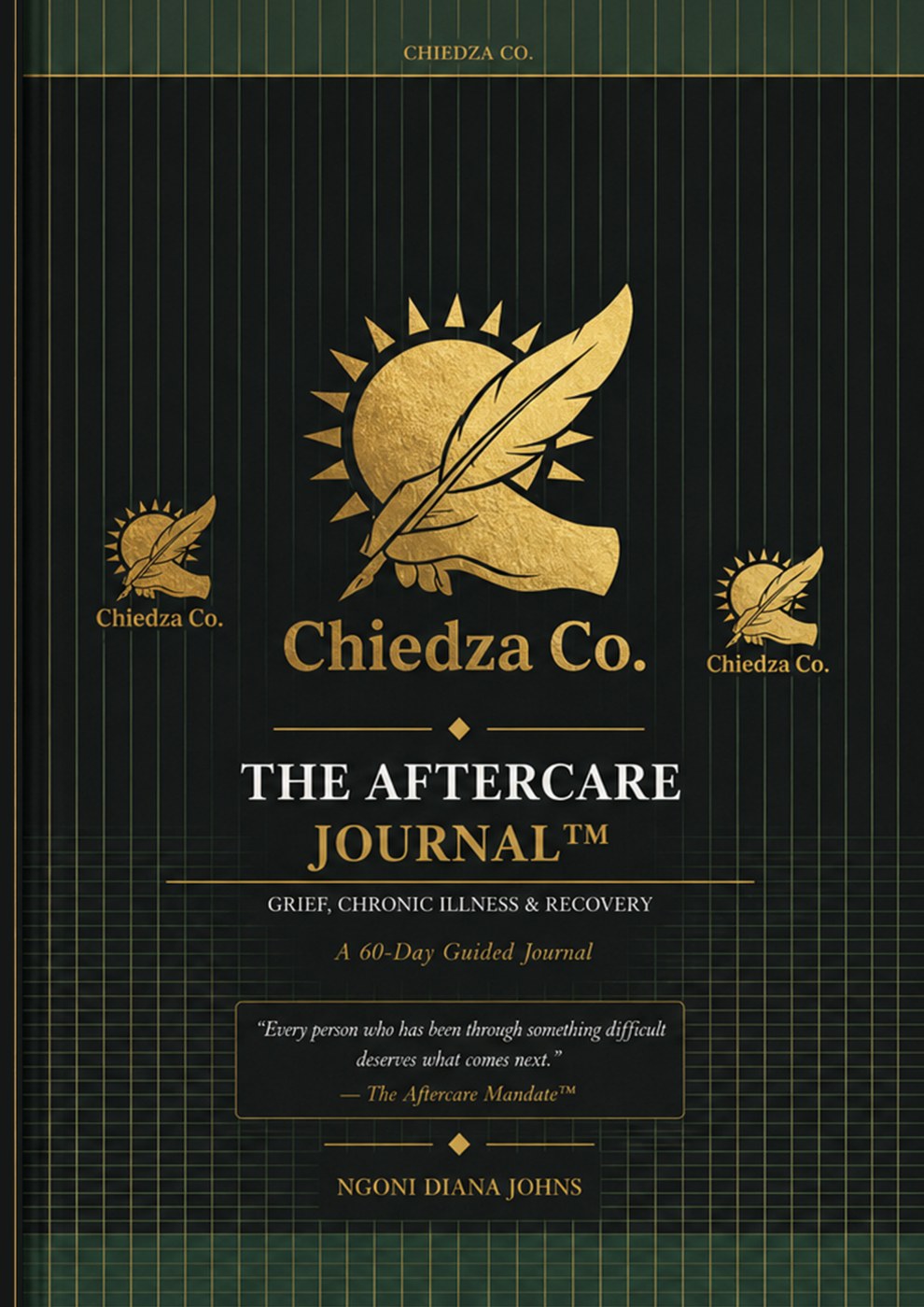 The Aftercare Journal™ Grief, Chronic Illness & Recovery: A Journal for the Long Arc of Care cover
